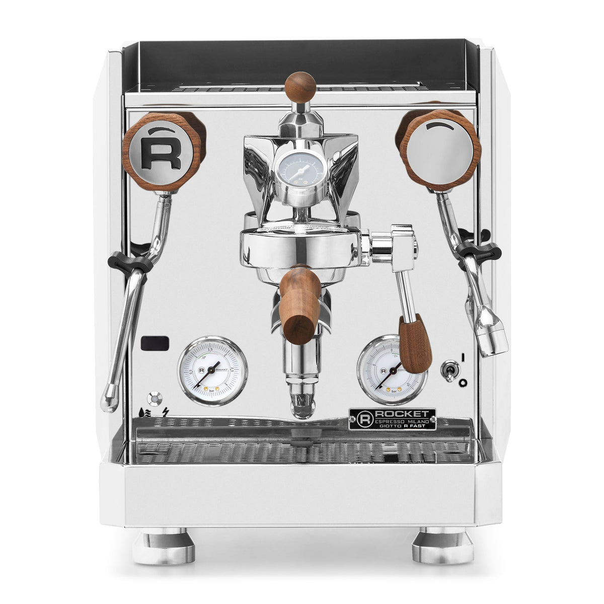 Rocket Espresso Giotto FAST R Espresso Machine – Stainless Steel / Walnut / Flow Control