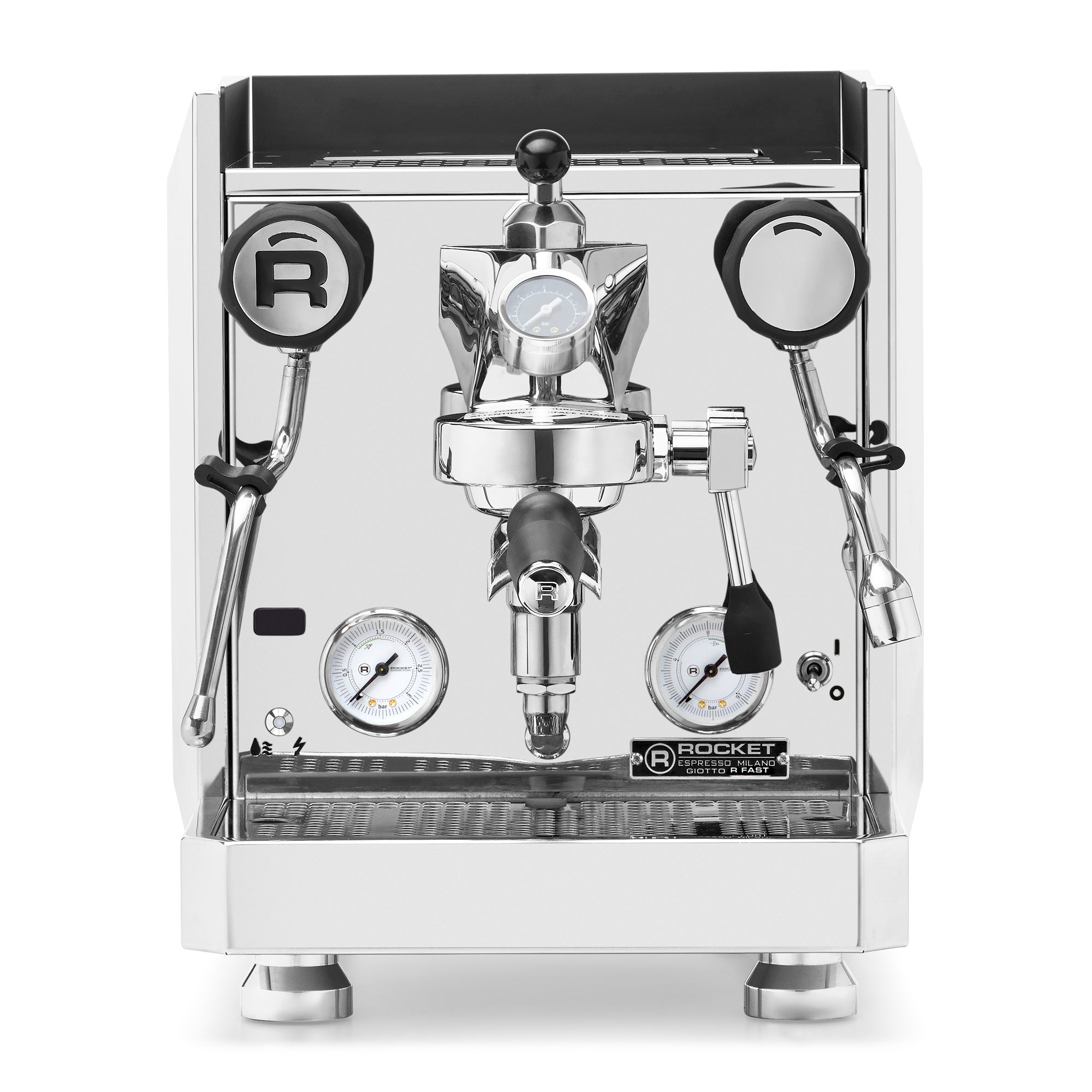 Rocket Espresso Giotto FAST R Espresso Machine – Stainless Steel / No Accents / Flow Control