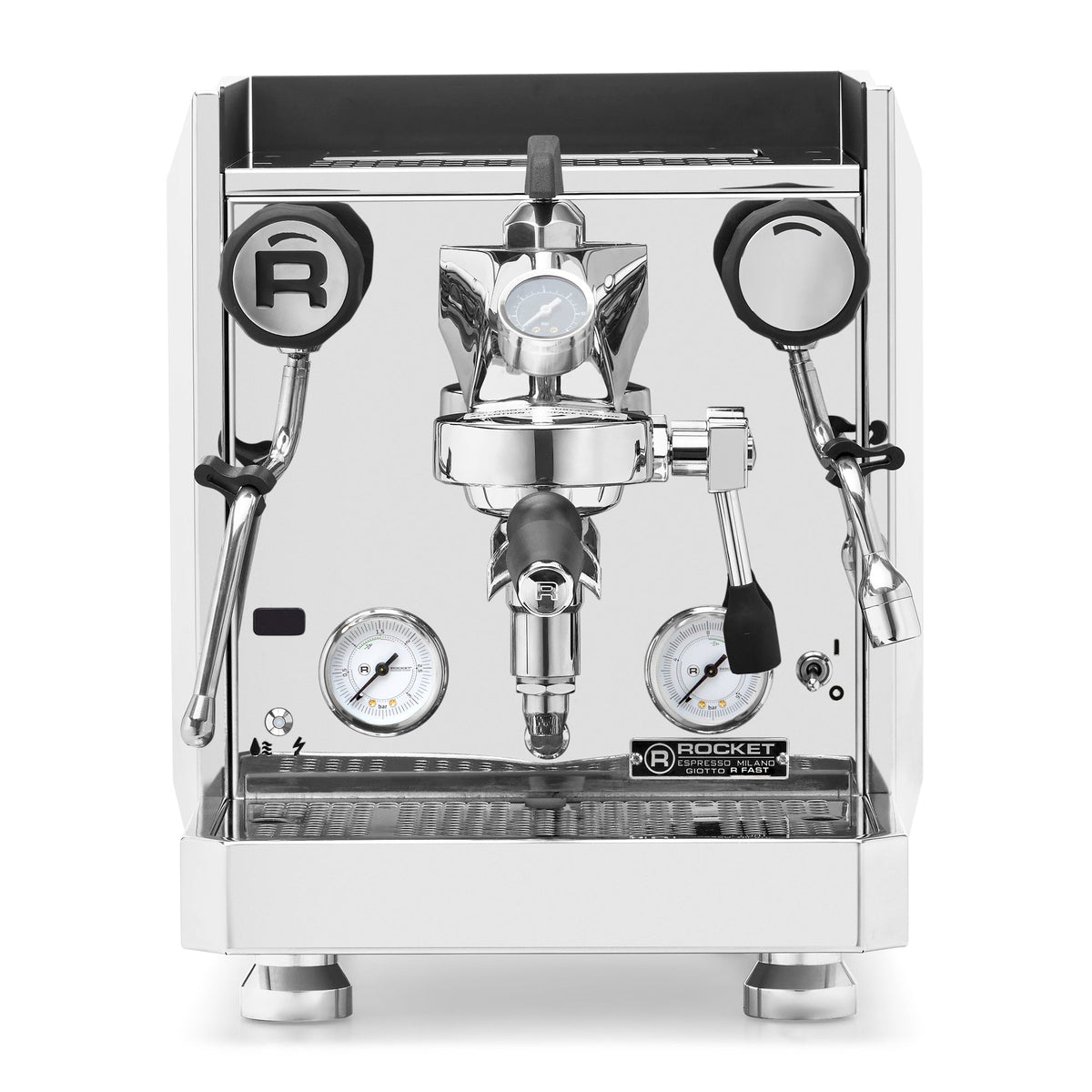 Rocket Espresso Giotto FAST R Espresso Machine – Stainless Steel / No Accents / Flow Paddle