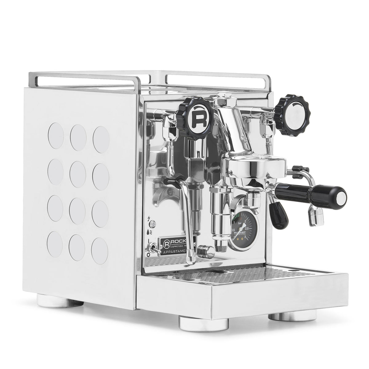 Rocket Espresso Appartamento 2.0 Chrome – White / No Accents