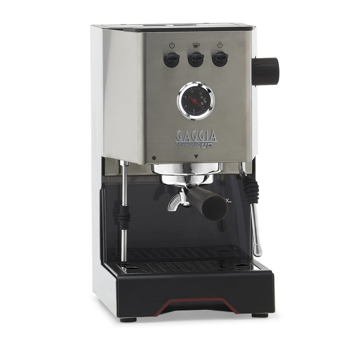 Gaggia Classic Up Espresso Machine – Stainless Steel / Blackened Oak