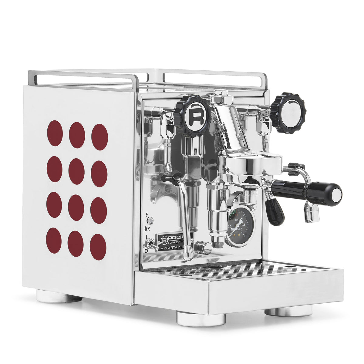 Rocket Espresso Appartamento 2.0 Chrome – Ruby / No Accents