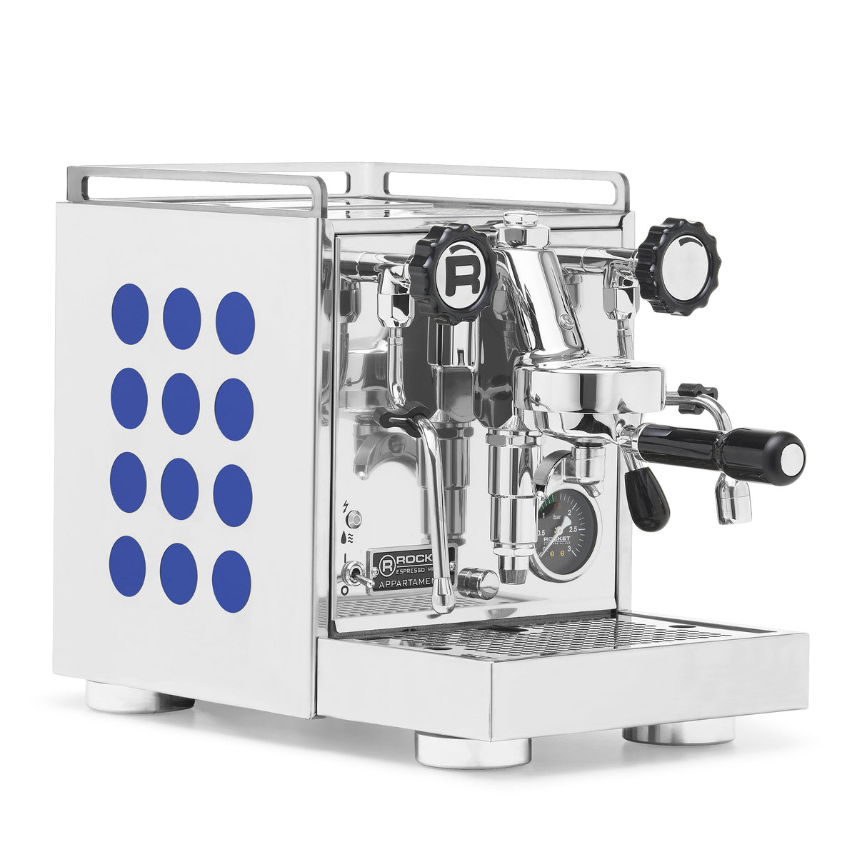 Rocket Espresso Appartamento 2.0 Chrome – Sapphire / No Accents