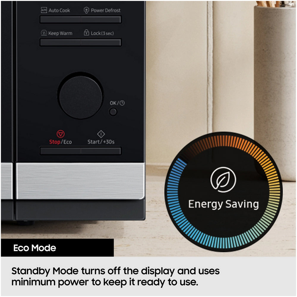 Samsung MS23K3515AK 23L Solo Microwave Oven with Triple Distribution System Black – image 8 of 10