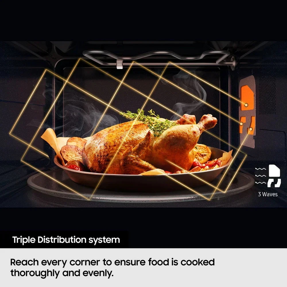 Samsung MS32DG4504ATE3 32L Solo Microwave with Triple Distribution System Stainless Steel – image 9 of 10