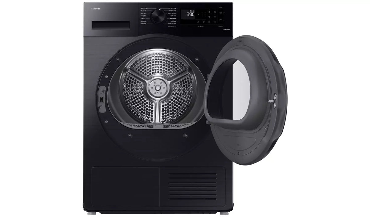 Samsung Series 5 DV90CGC0A0ABEU with OptimalDry 9 kg Heat Pump Tumble Dryer Black – image 2 of 10