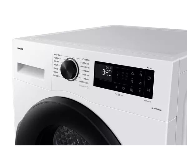 Samsung Series 5 DV90CGC0A0AEEU with OptimalDry 9 kg Heat Pump Tumble Dryer White – image 3 of 12