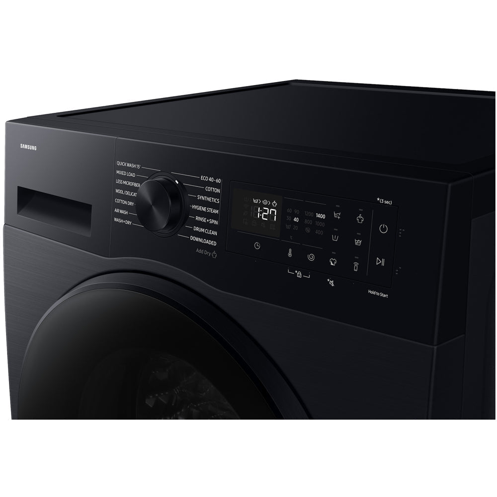 Samsung Series 5 WD11DG5B15BBEU Ecobubble AI Energy 11kg+6kg 1400 Spin Washer Dryer Black – image 6 of 10