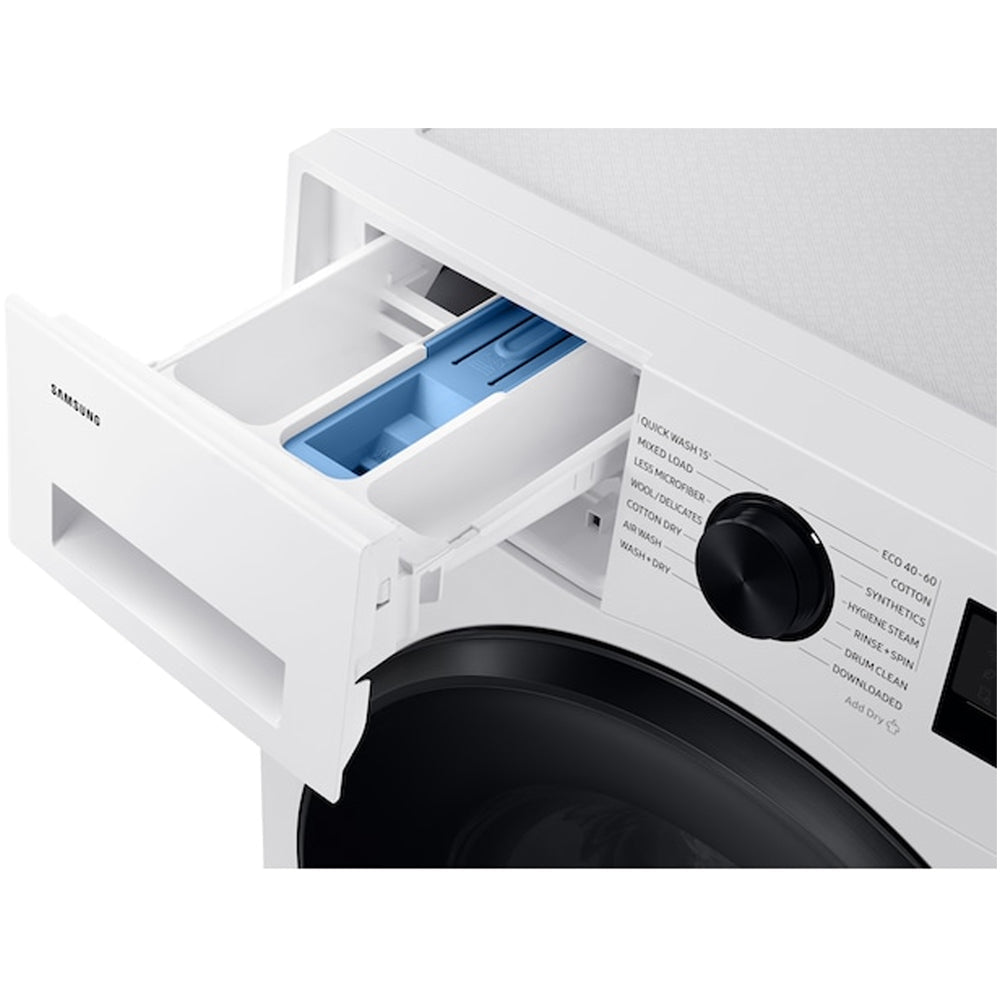 Samsung Series 5 WD11DG5B15BEEU Ecobubble AI Energy 11kg+6kg 1400 Spin Washer Dryer White – image 8 of 10