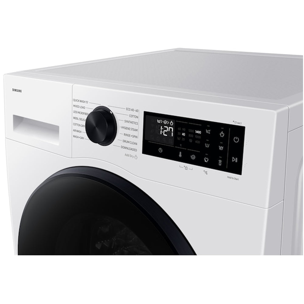 Samsung Series 5 WD11DG5B15BEEU Ecobubble AI Energy 11kg+6kg 1400 Spin Washer Dryer White – image 7 of 10