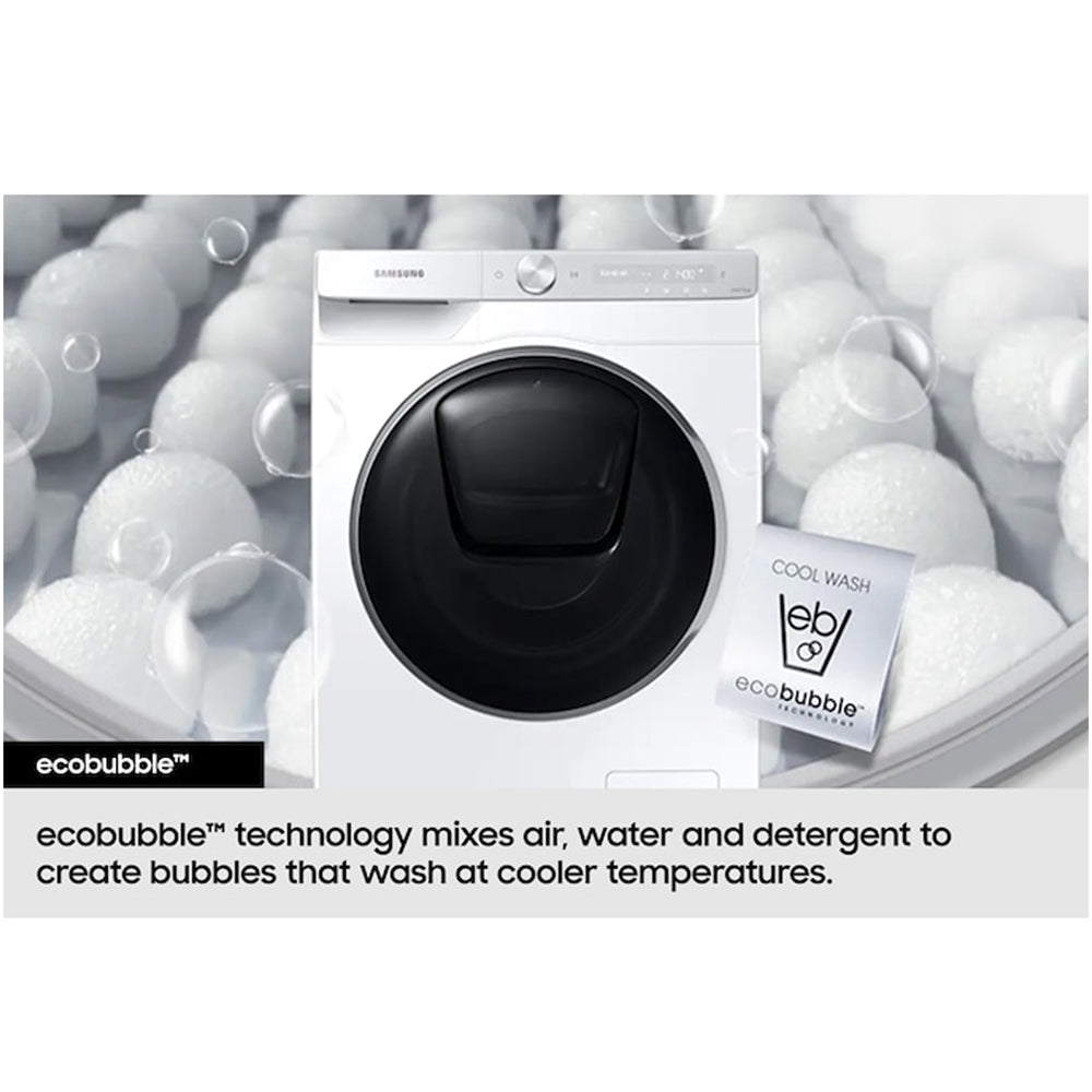 Samsung Series 5 WD80TA046BEEU Ecobubble AI Energy 8kg+5kg 1400 Spin Washer Dryer White – image 8 of 10