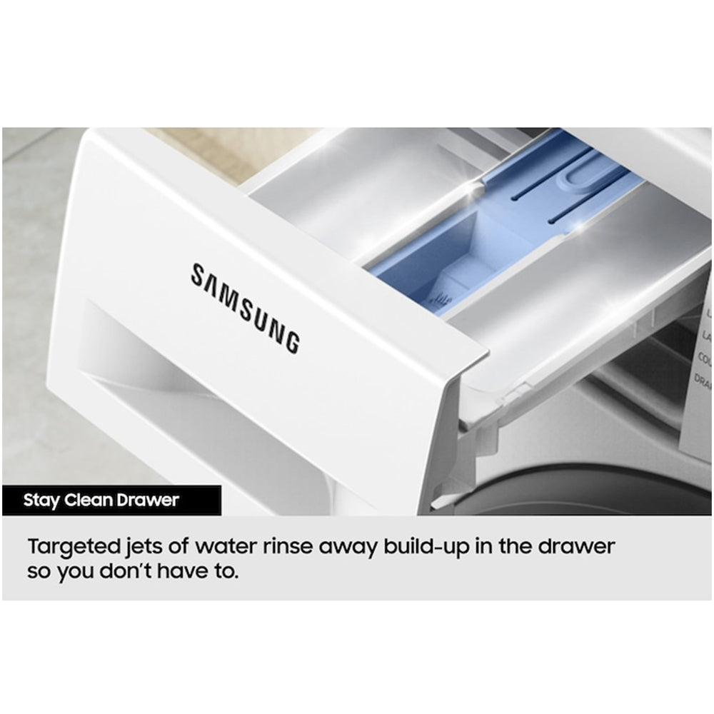 Samsung Series 5 WD80TA046BEEU Ecobubble AI Energy 8kg+5kg 1400 Spin Washer Dryer White – image 4 of 10