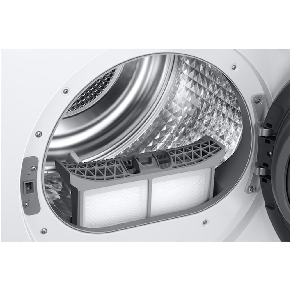 Samsung Series 6 DV90T6240LES1 9kg AI Energy Heat Pump Tumble Dryer White – image 8 of 9