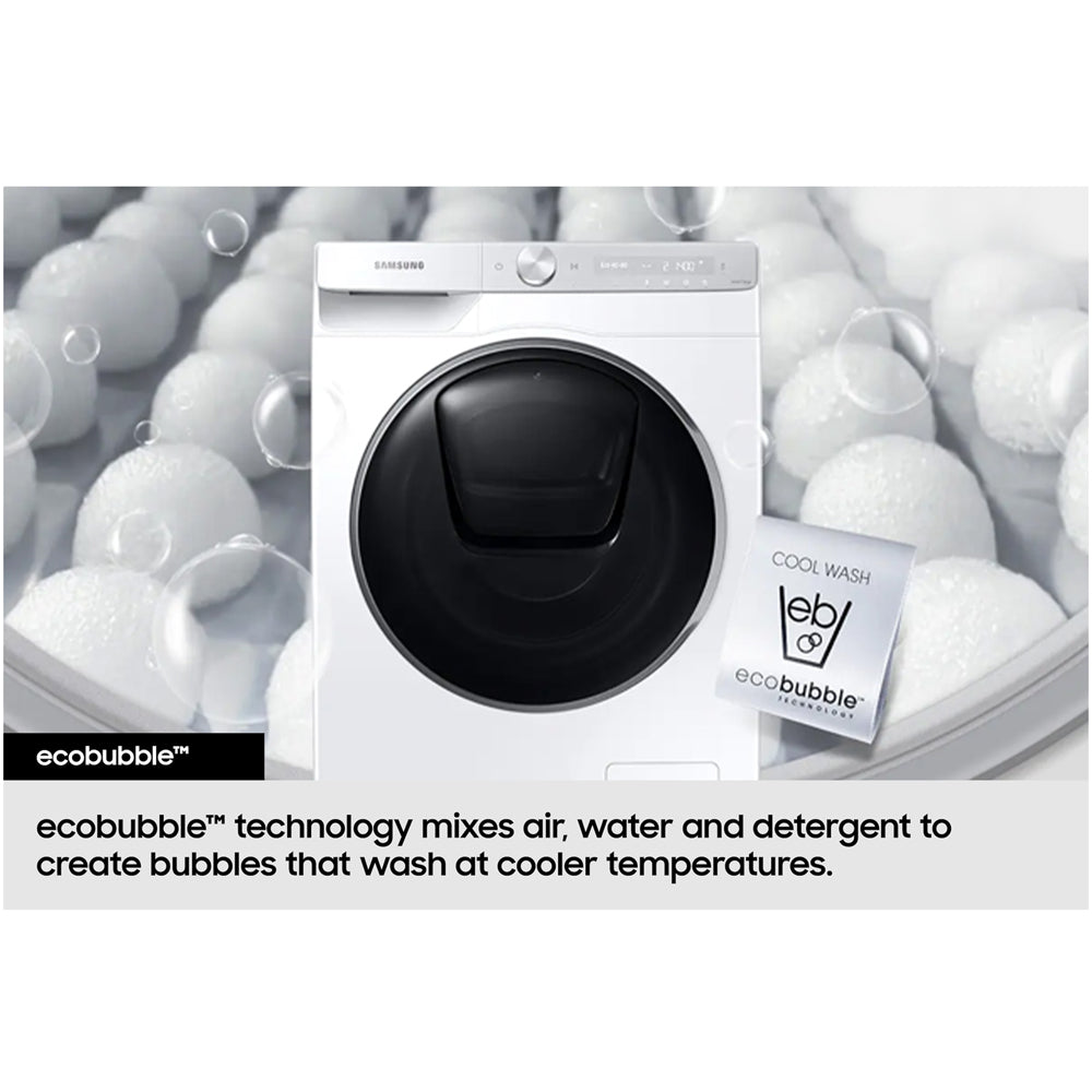 Samsung Series 8 WW11DB8B95GHU1 Bespoke AI Energy 11kg 1400 Spin Smart Washing Machine White – image 13 of 13
