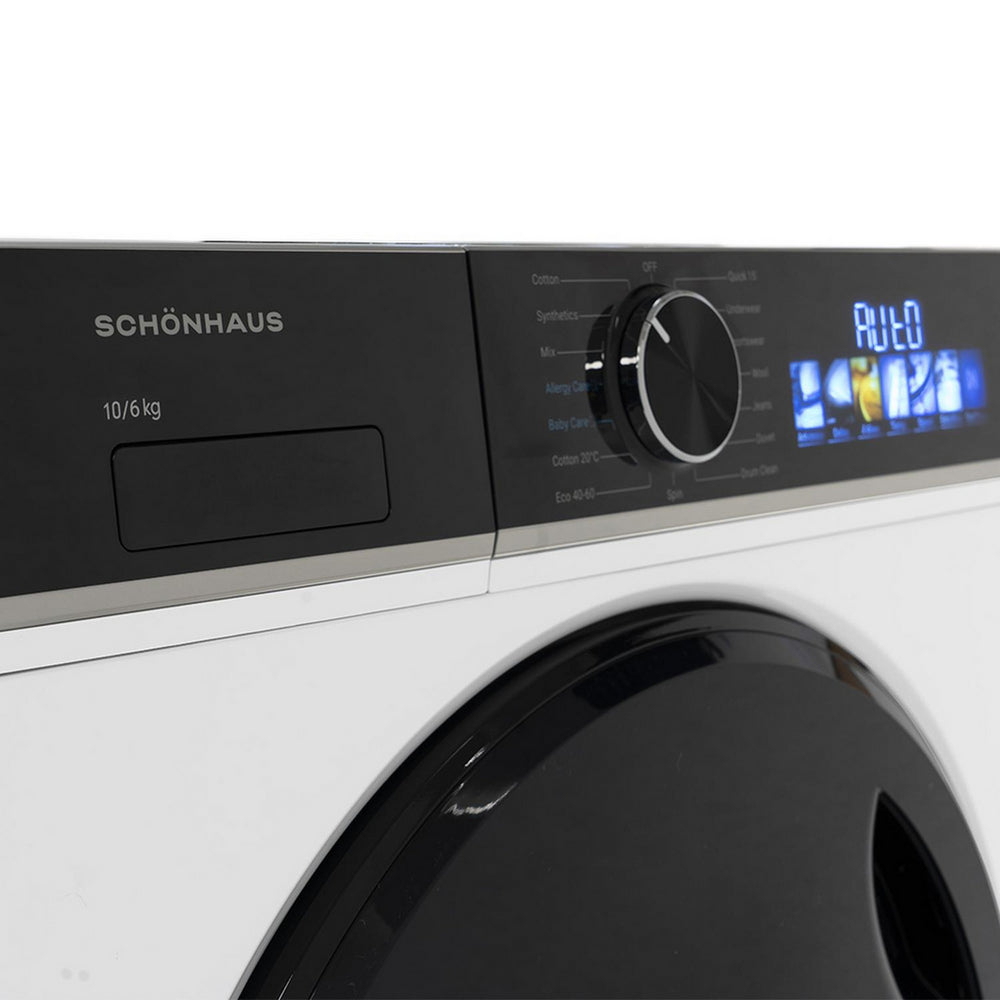Schonhaus WDSF0110614AW 10+6 kg 1400 Spin Washer Dryer White – image 4 of 9