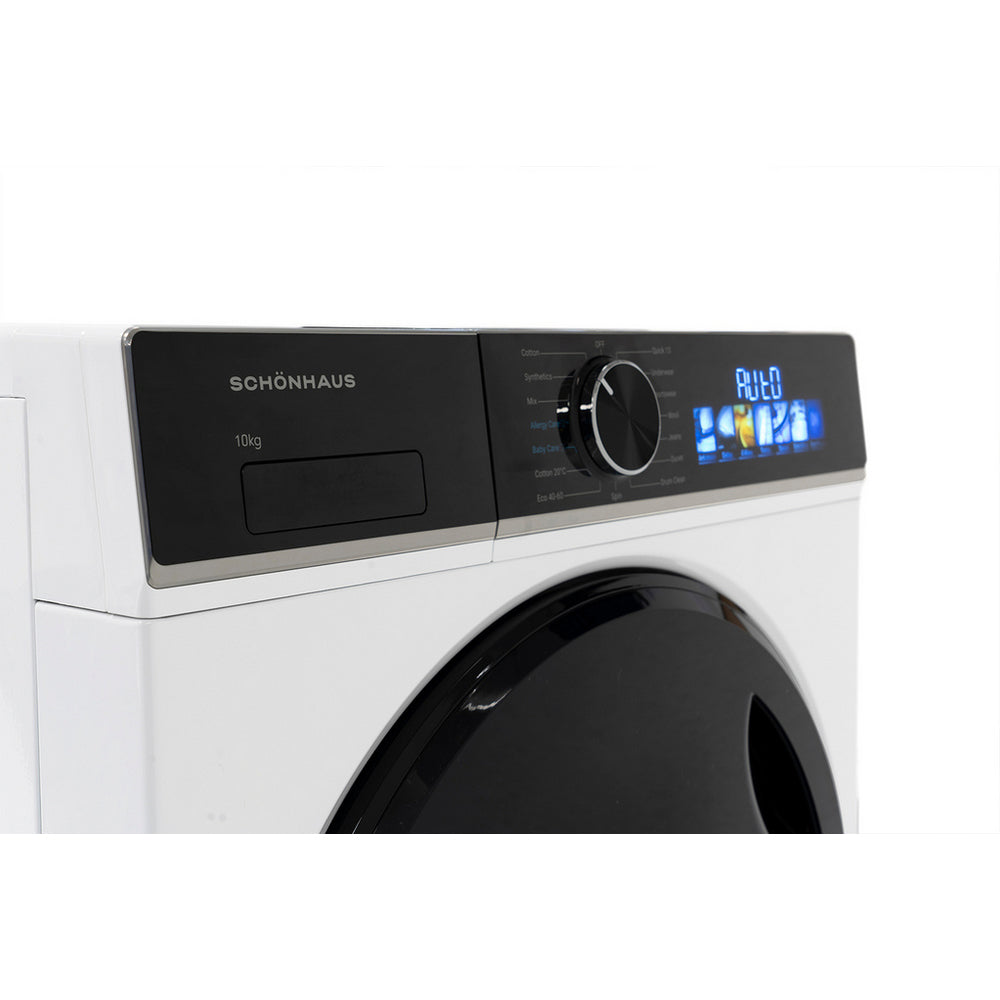 Schonhaus WMSF011014AW 10kg 1400 Spin Freestanding Washing Machine White – image 5 of 8