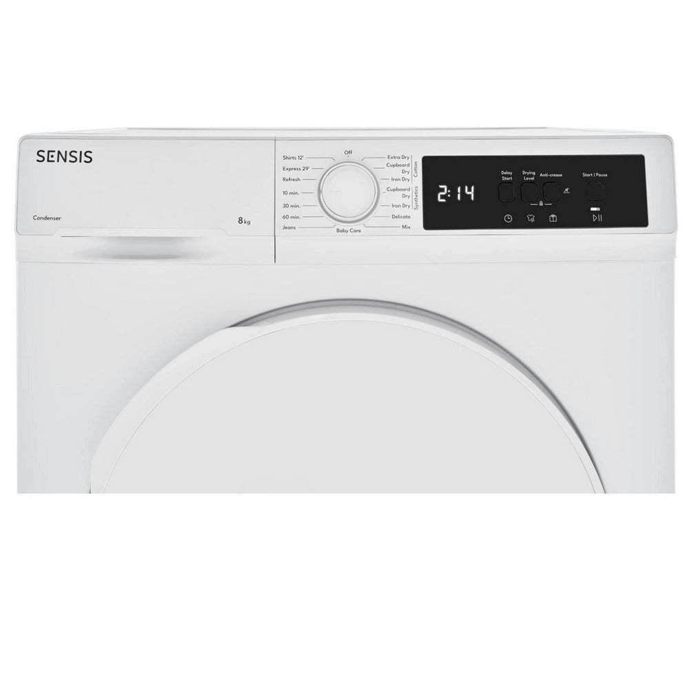 Sensis TDCF018BW 8kg Freestanding Condenser Tumble Dryer White - B Rated – image 4 of 11