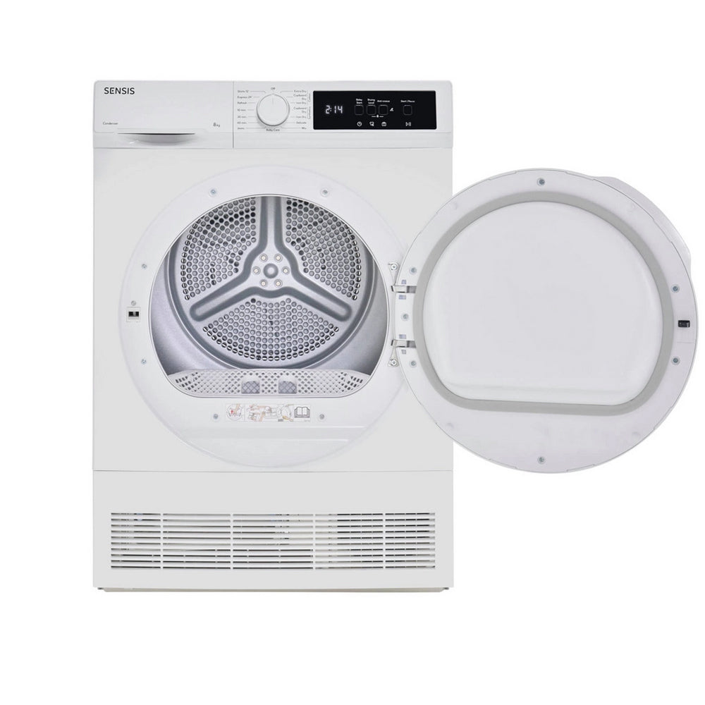Sensis TDCF018BW 8kg Freestanding Condenser Tumble Dryer White - B Rated – image 8 of 11