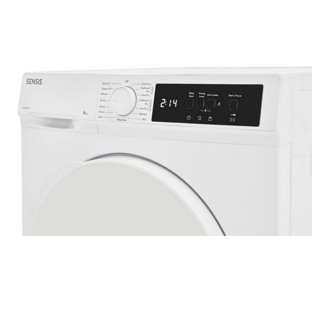 Sensis TDCF018BW 8kg Freestanding Condenser Tumble Dryer White - B Rated – image 5 of 11