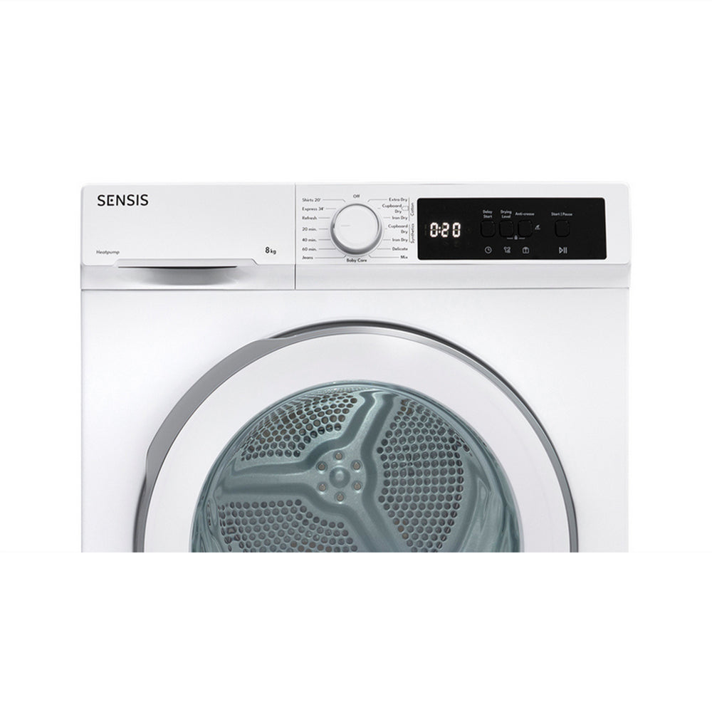 Sensis TDHF018A2W 8kg Heat Pump Tumble Dryer White – image 3 of 11