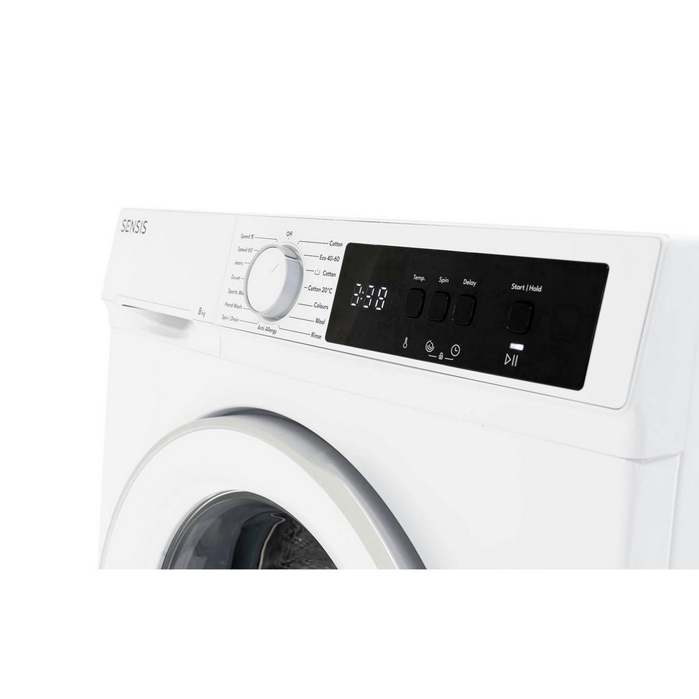 Sensis WMF01814AW 8kg 1400 Spin Washing Machine White – image 7 of 8