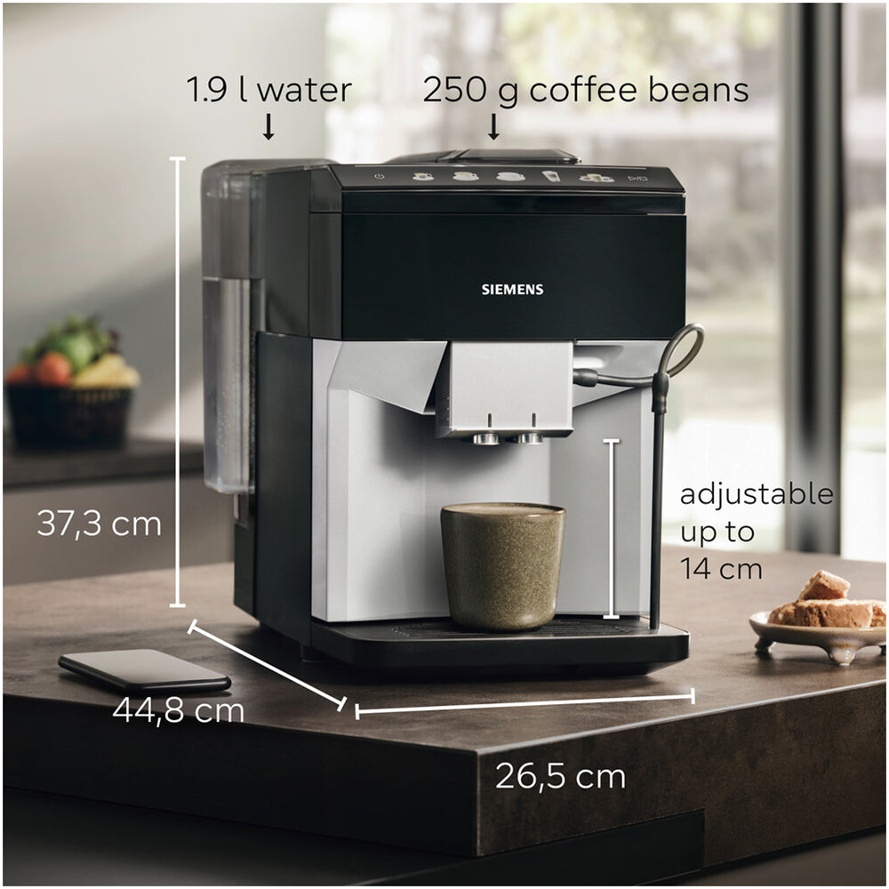Siemens EQ500 TP515GB1 Bean to Cup Fully Automatic Coffee Machine with Milk Frother & Touch Display – image 8 of 10