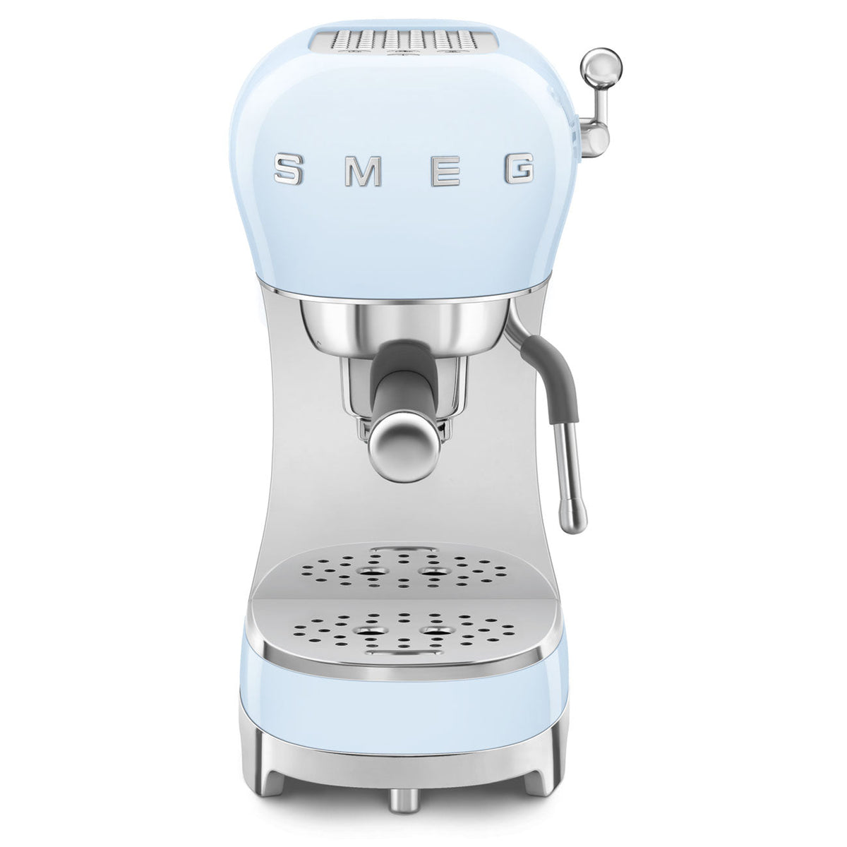 Smeg ECF02PBUK 50s Retro Style Espresso Coffee Machine with Steam Wand Pastel Blue – image 3 of 7