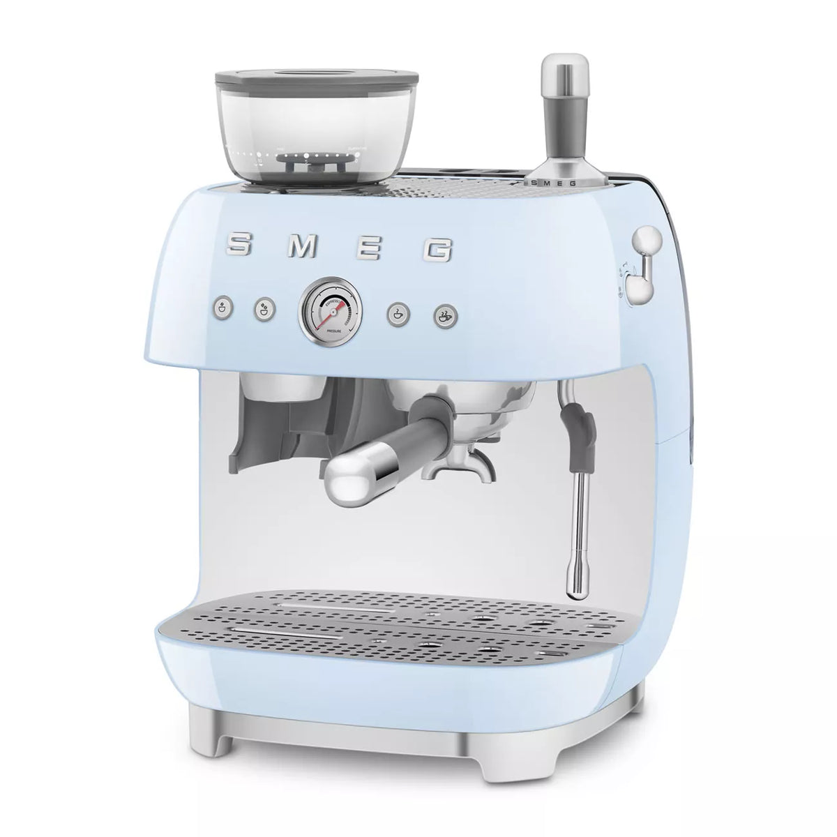 Smeg EGF03PBUK Retro Espresso Coffee Machine with Grinder in Pastel Blue – image 2 of 9