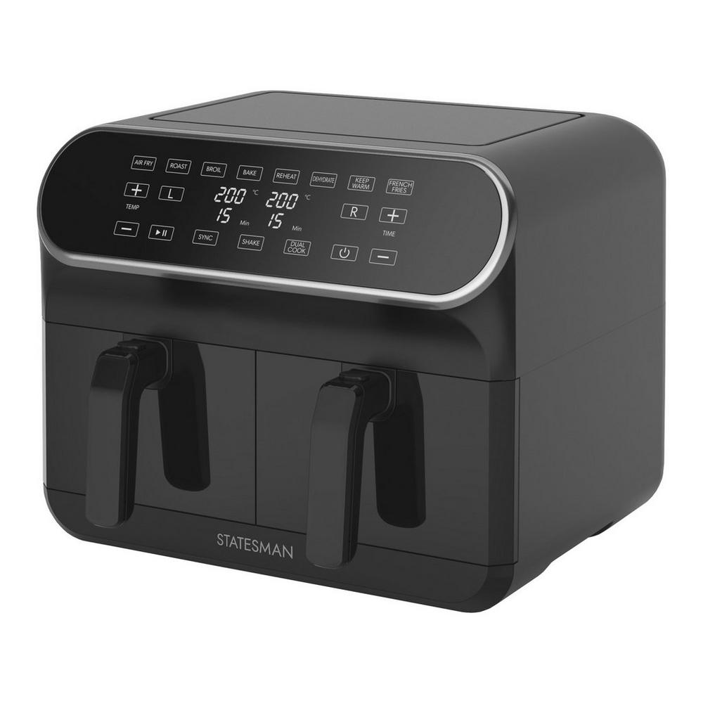 Statesman SKAF08017BK Digital Dual Zone Air Fryer - Black – image 3 of 6