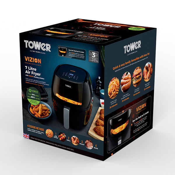 Tower T17072 Vortx Vizion 7 Litre Air Fryer With Digital Display – image 12 of 12