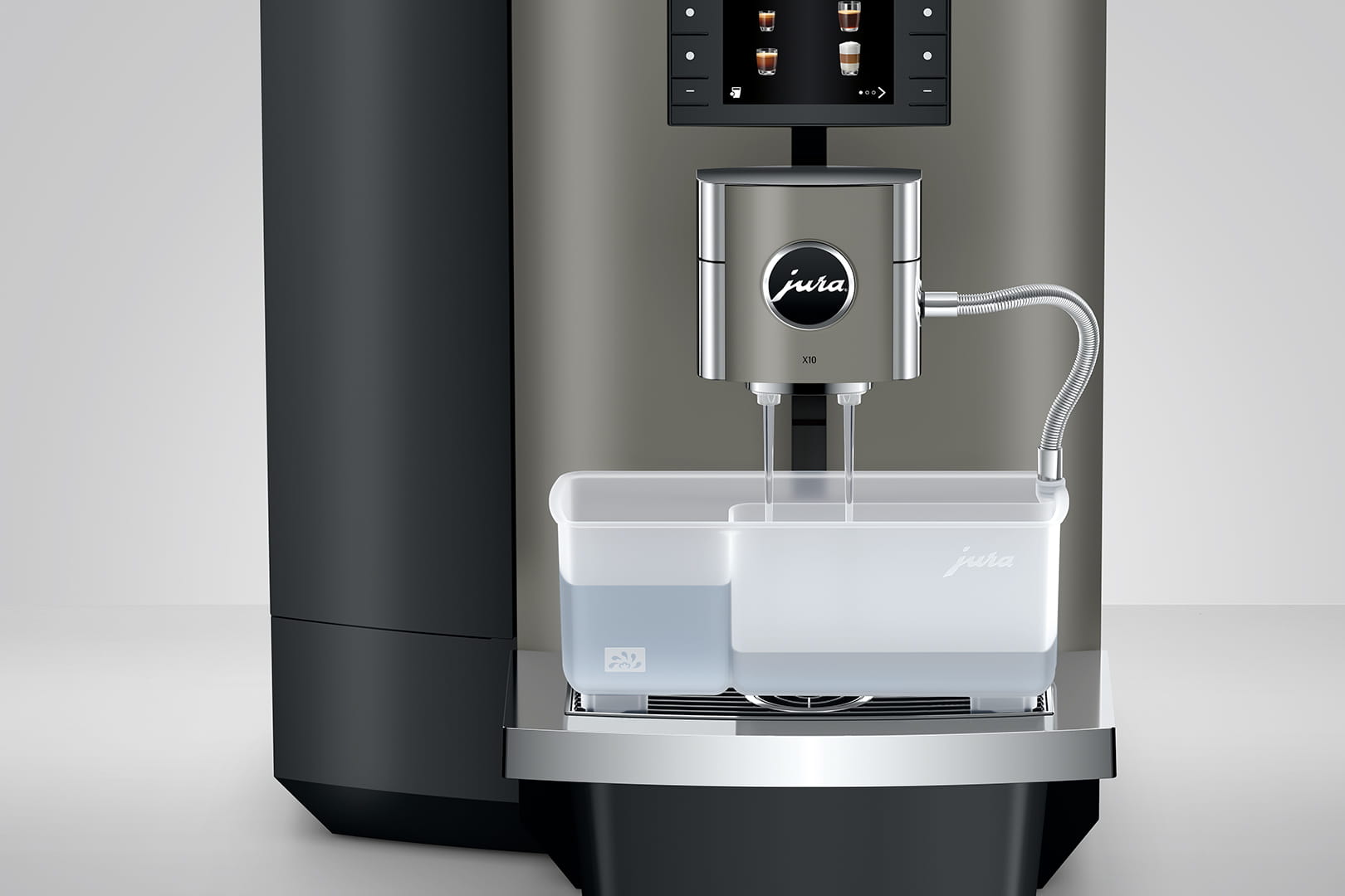 JURA X10 Dark Inox Espresso Machine – image 7 of 12