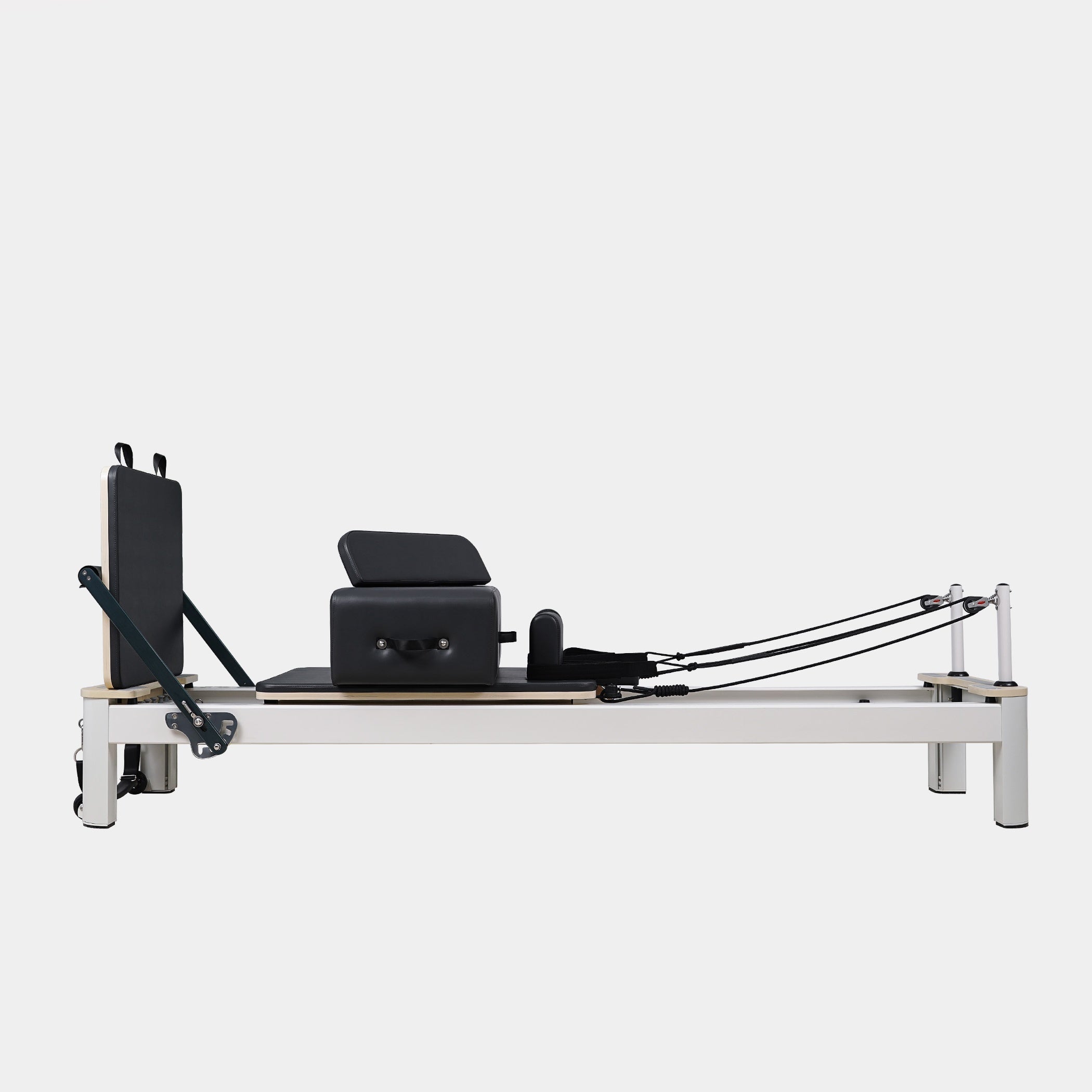 Pilates reformer for home practice