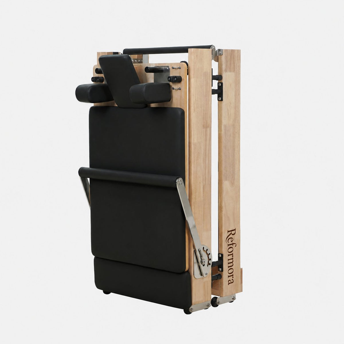 Solid Wood Foldable Pilates Reformer – Space-Saving