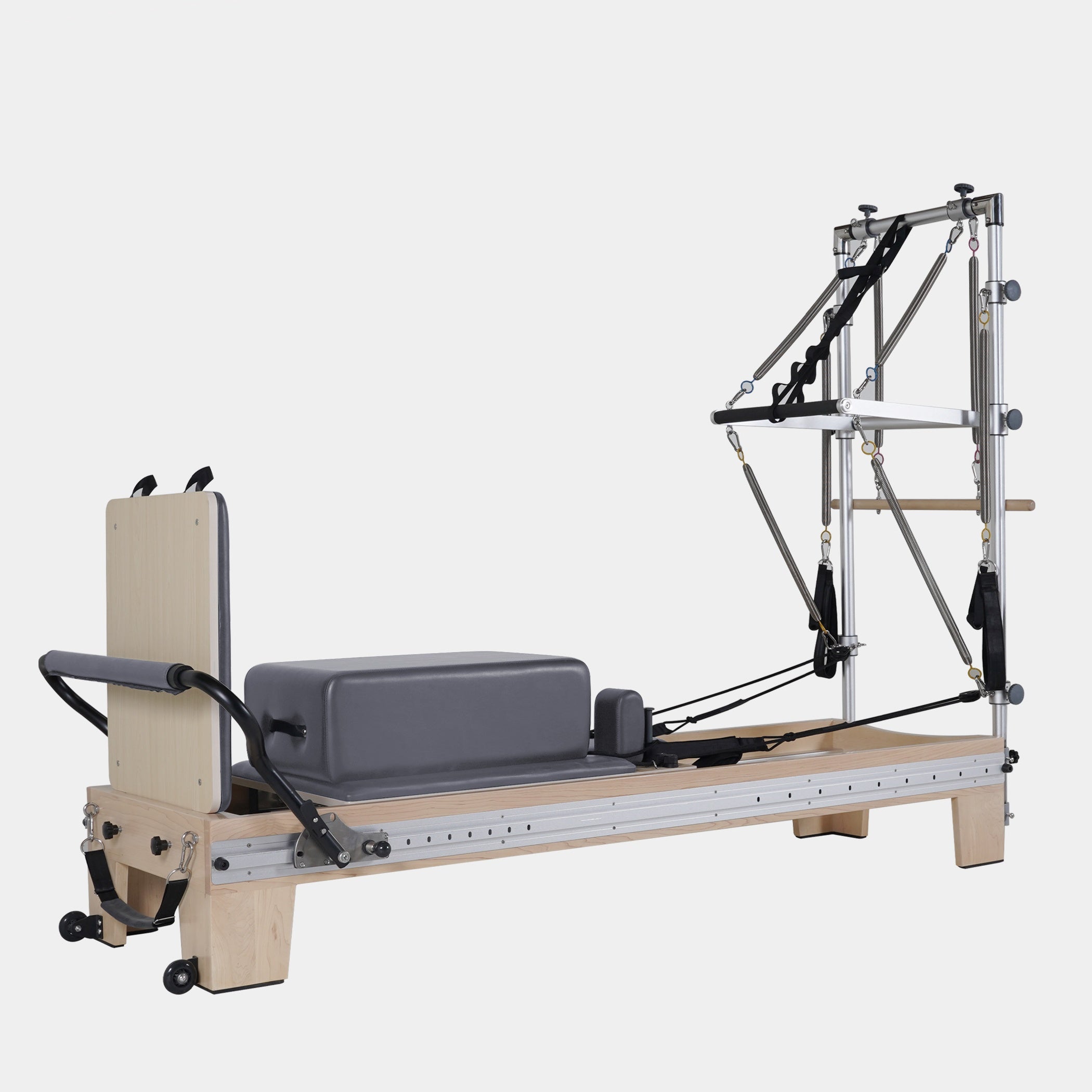 Maple Full Track Pilates Reformer with Tower