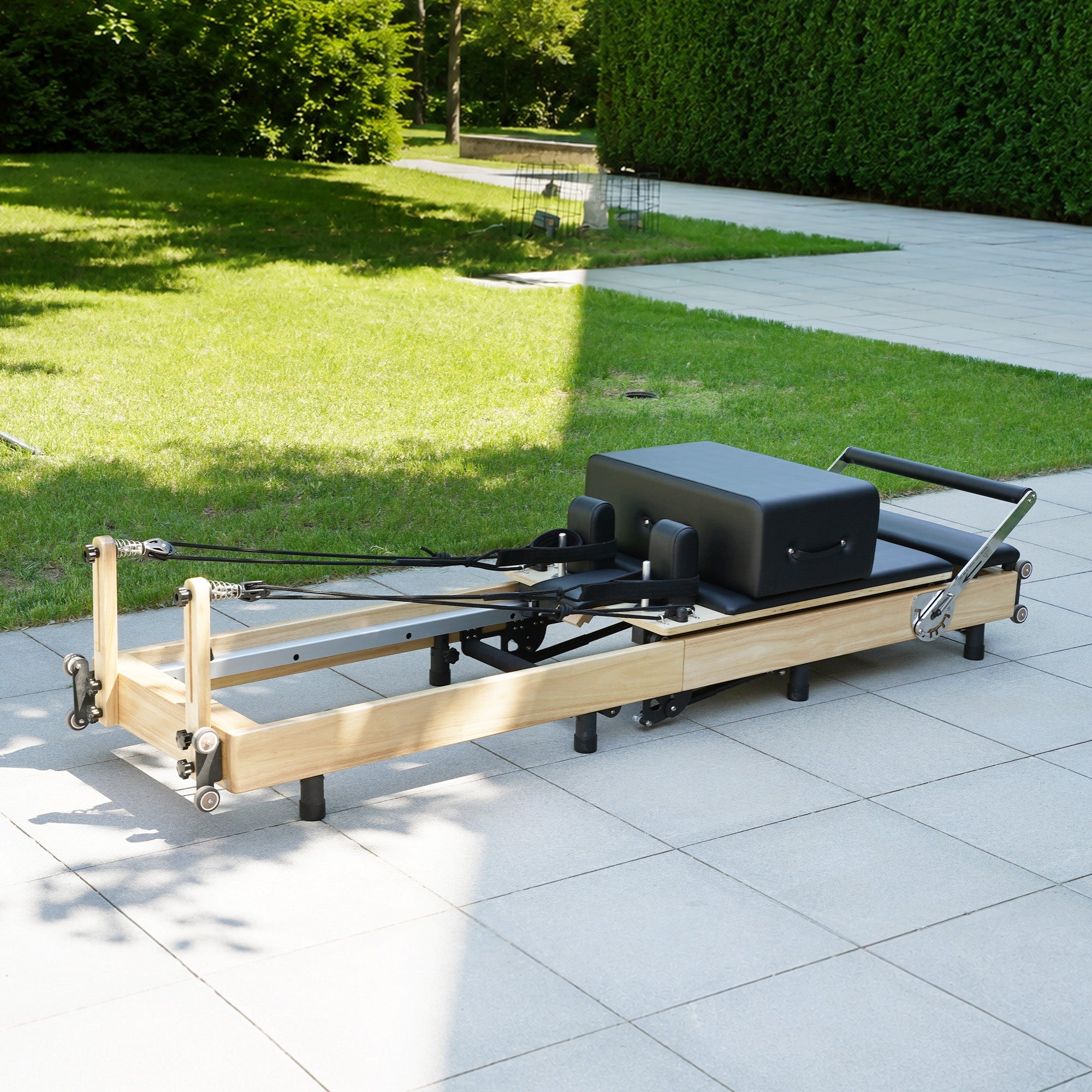 Oak Foldable Pilates Reformer