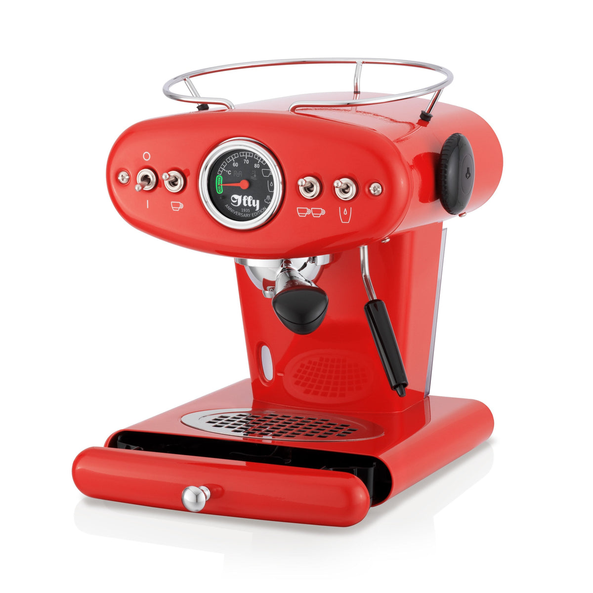 X1 Anniversary E.S.E. Pod & Ground Coffee Machine - Red – image 5 of 8