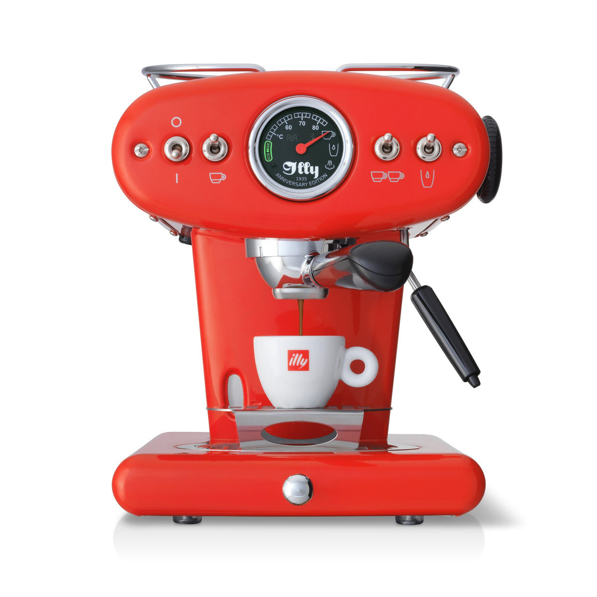 X1 Anniversary E.S.E. Pod & Ground Coffee Machine - Red – image 3 of 8