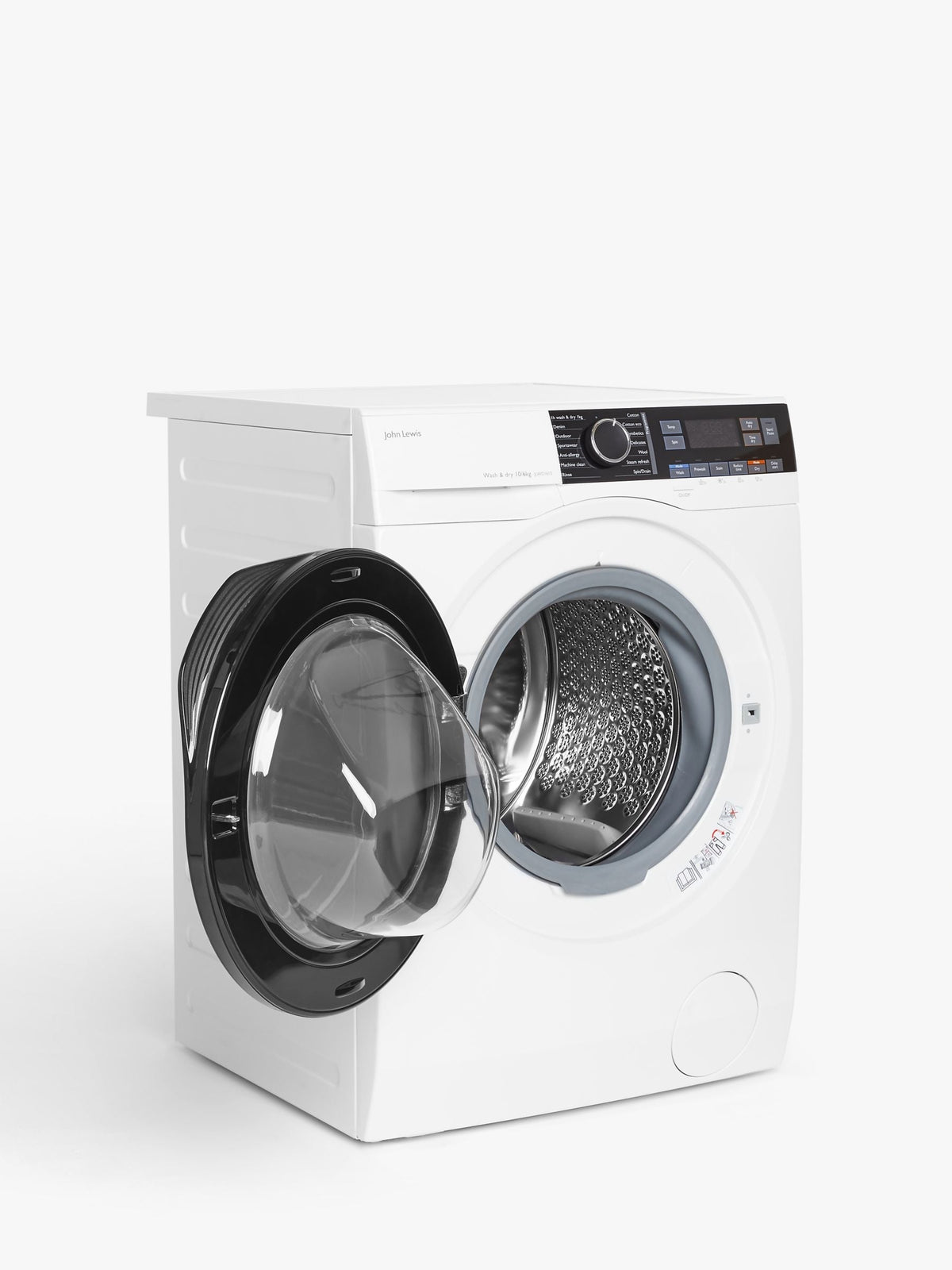 John Lewis JLWD1615 Freestanding Washer Dryer, 10kg/6kg Load, 1600rpm Spin, White – image 3 of 9