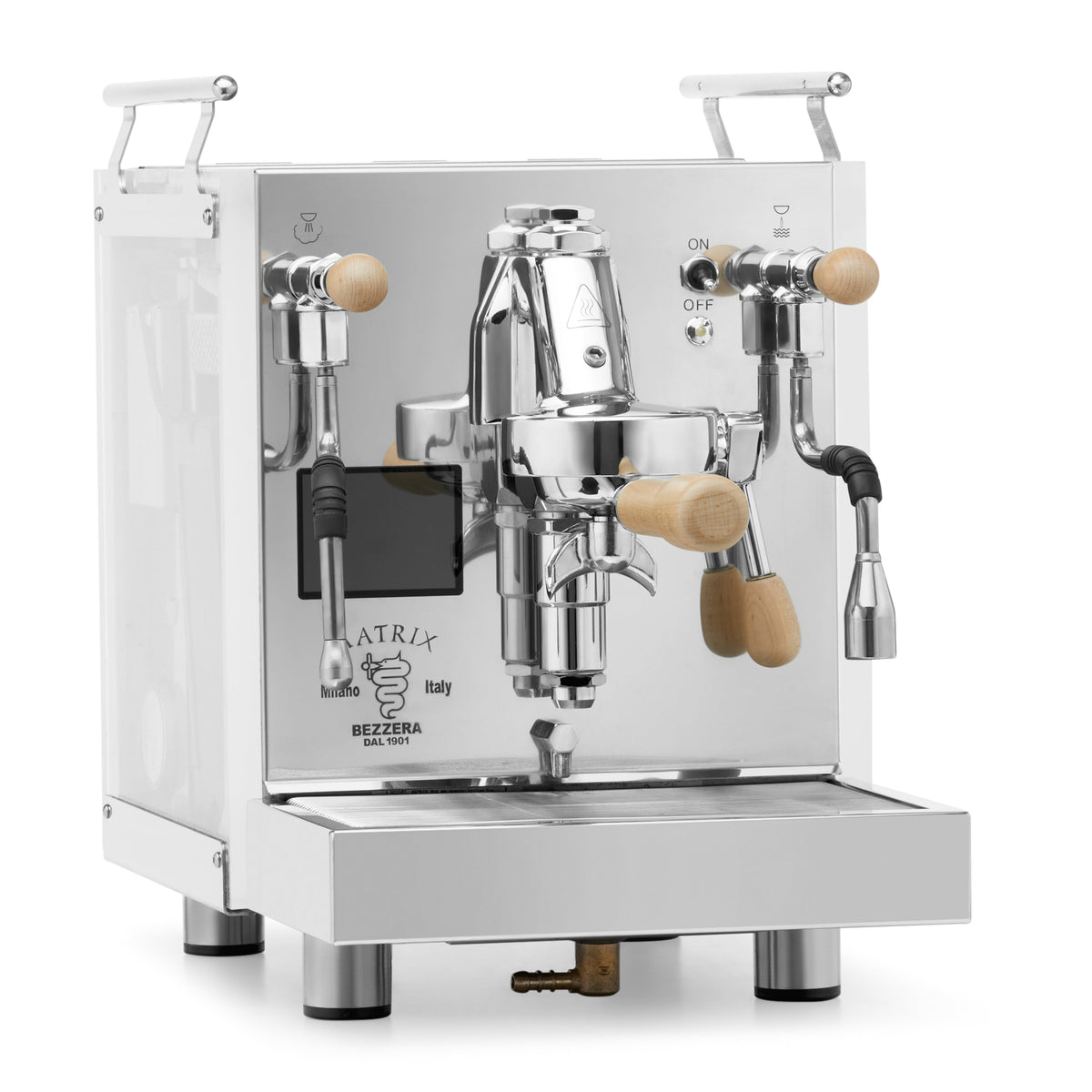 Bezzera Matrix MN Dual Boiler Espresso Machine – No Flow Control / Tiger Maple