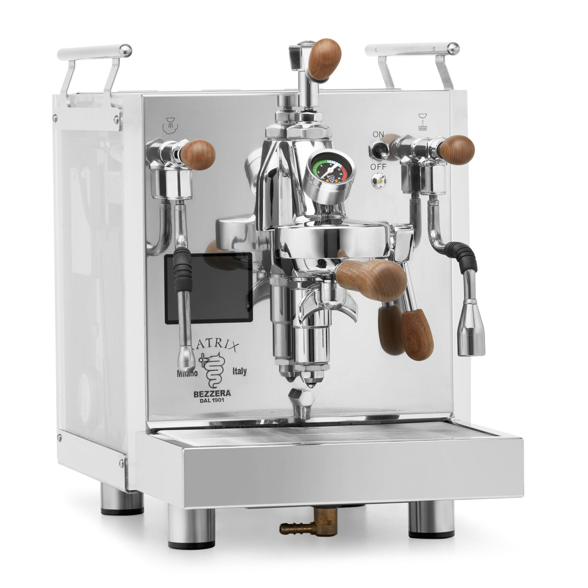 Bezzera Matrix MN Dual Boiler Espresso Machine – Flow Control / Walnut