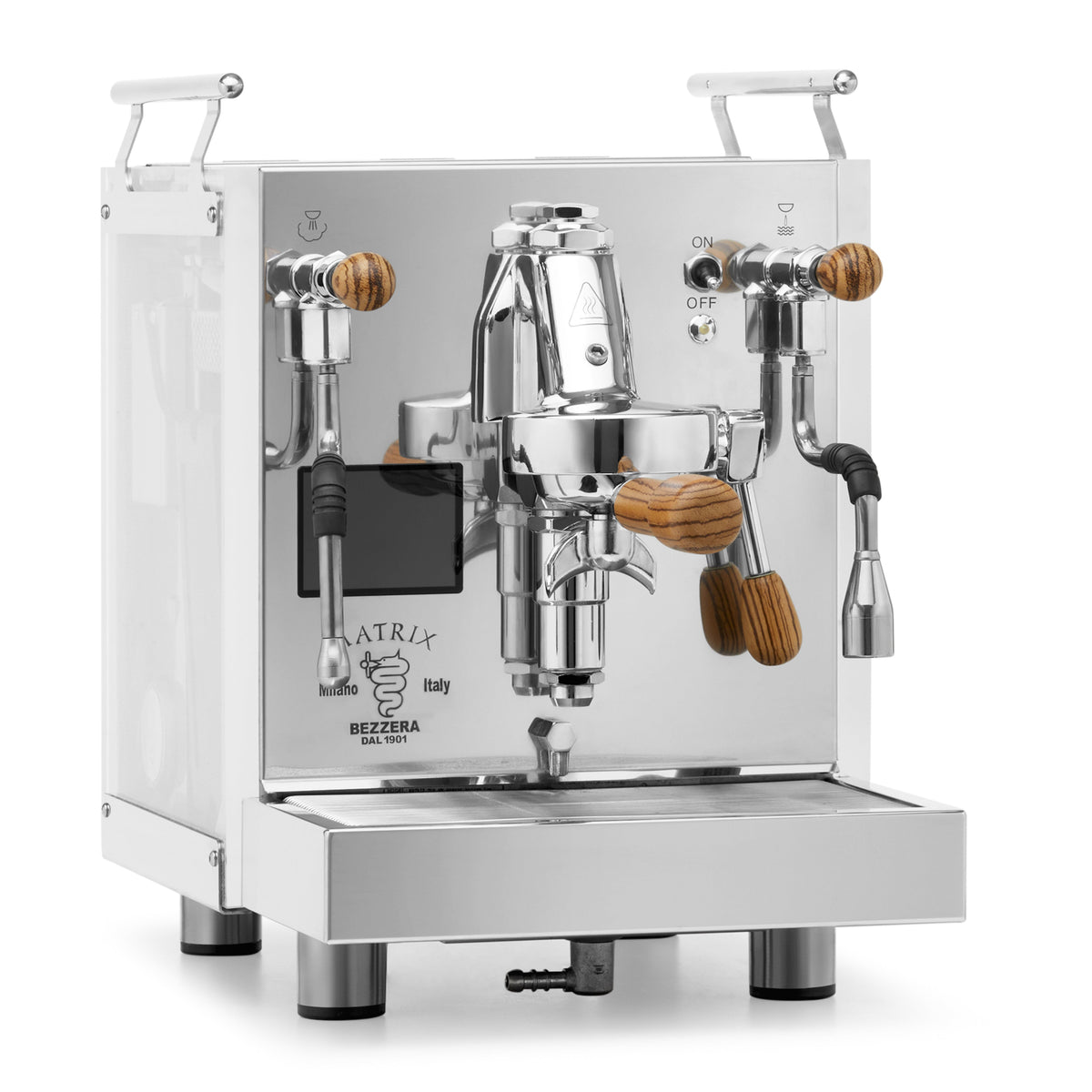 Bezzera Matrix MN Dual Boiler Espresso Machine – No Flow Control / Zebra Wood