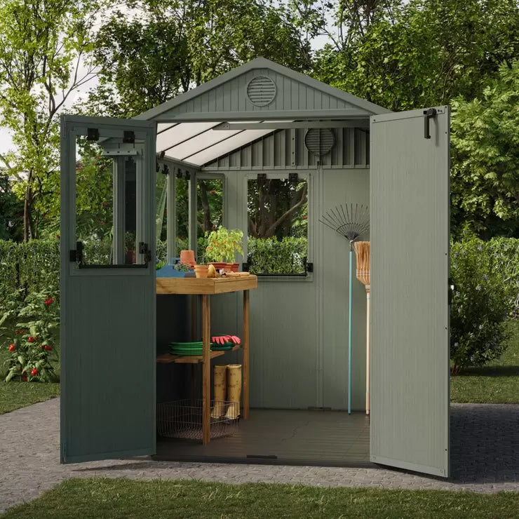 Keter 6ft 3" x 8ft (1.9 x 2.4m) Potting Shed – image 7 of 8