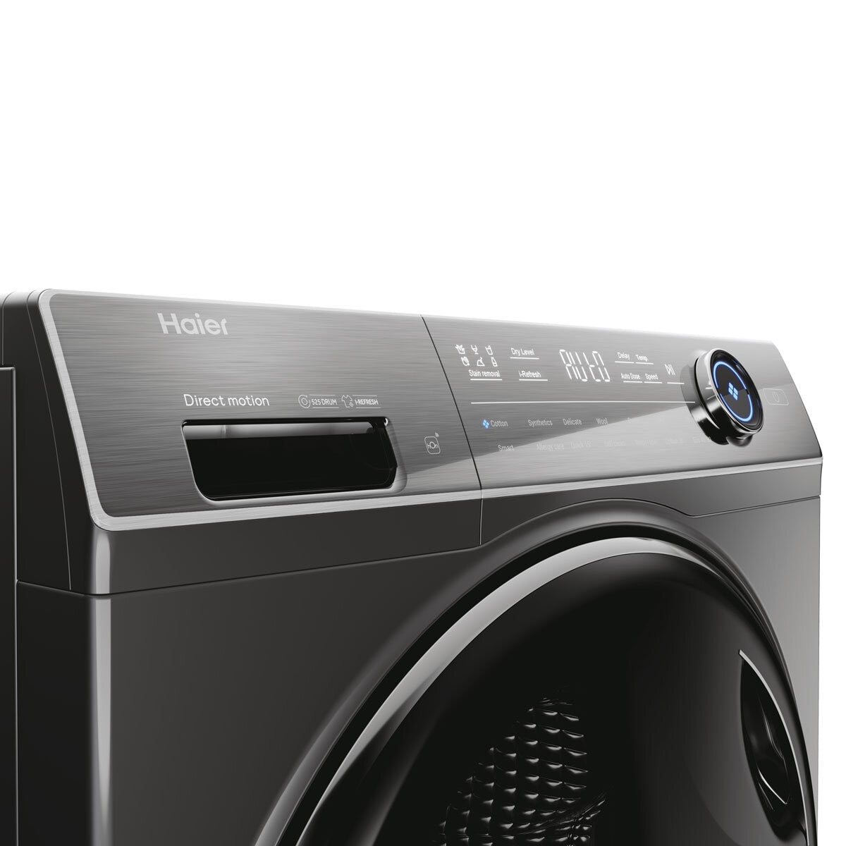 Haier I-Pro Series 7 HWD10BD14979SNUK, 10/6KG Washer Dryer, D Rated in Graphite – image 3 of 6