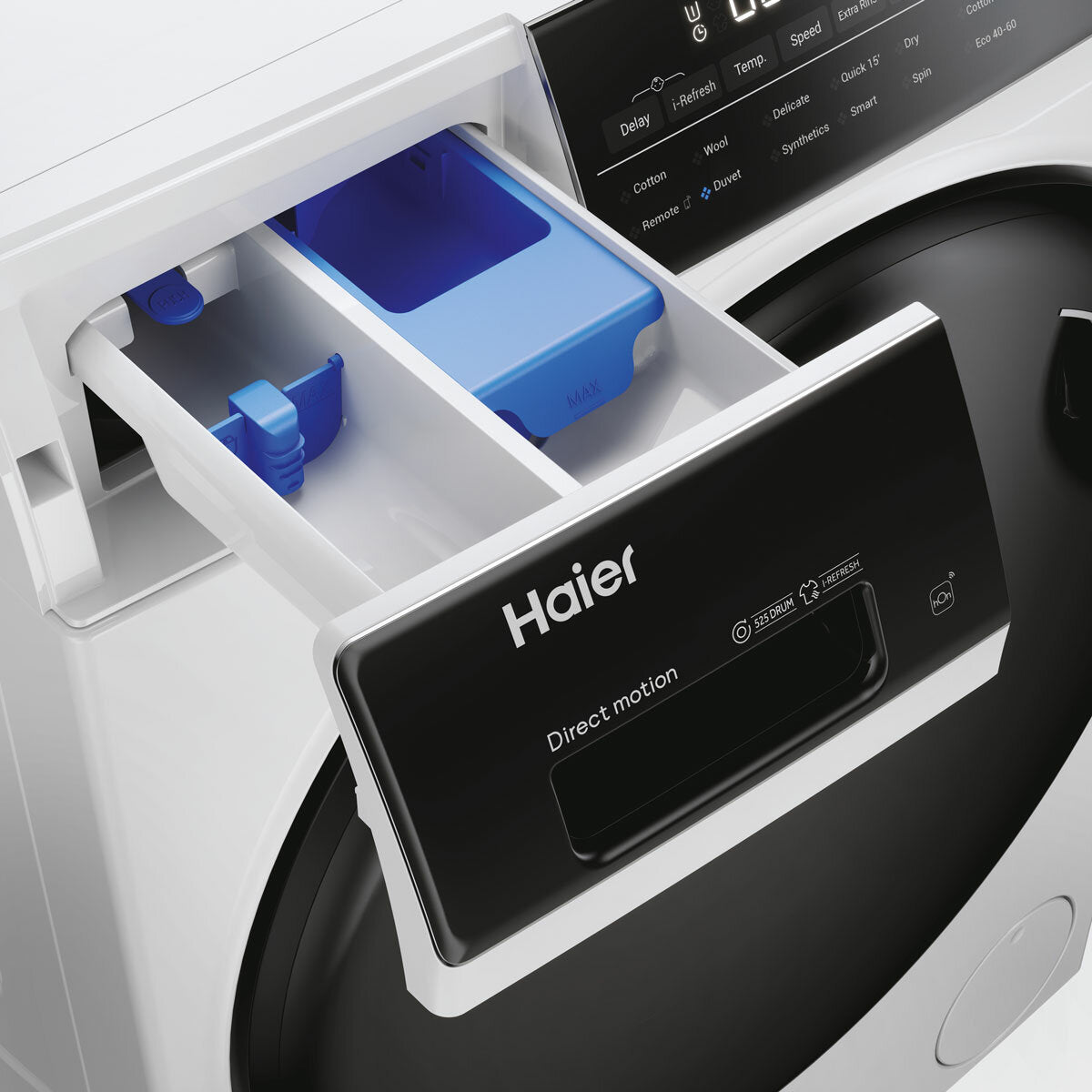 Haier I-Pro Series 5 HWD80-B14959NUUK, 8/6kg Washer Dryer, D Rated in White – image 5 of 5