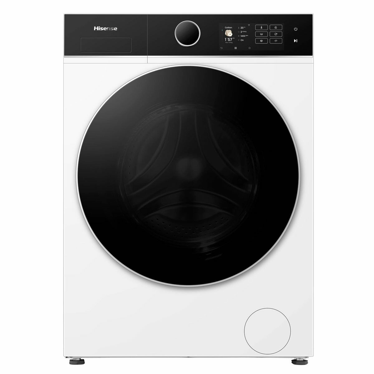 Hisense KitchenFit 5i Series WD5I1045BWQ, 10.5kg / 6kg Washer Dryer, D Rated in White – image 3 of 7