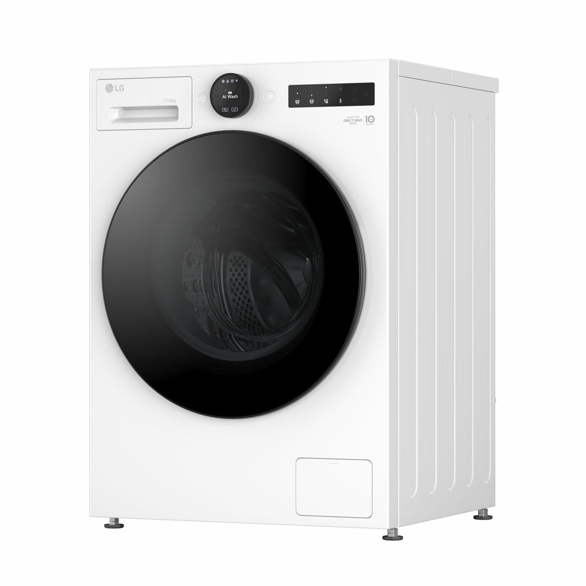 LG W4X7016TWB, 11kg/6kg Washer Dryer, E Rated in White – image 5 of 8