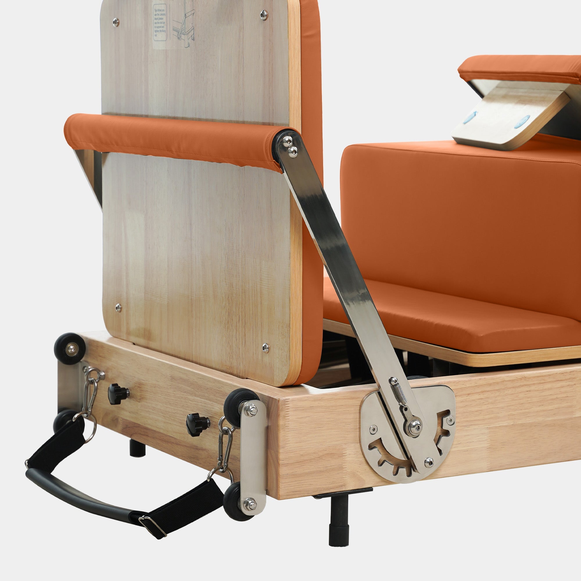 Solid Wood Foldable Pilates Reformer – Space-Saving