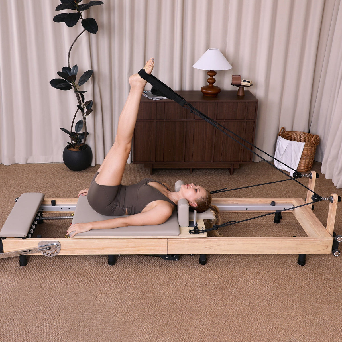 Reformora Oak Foldable Pilates Reformer – Studio-Level Foldable Reformer – image 10