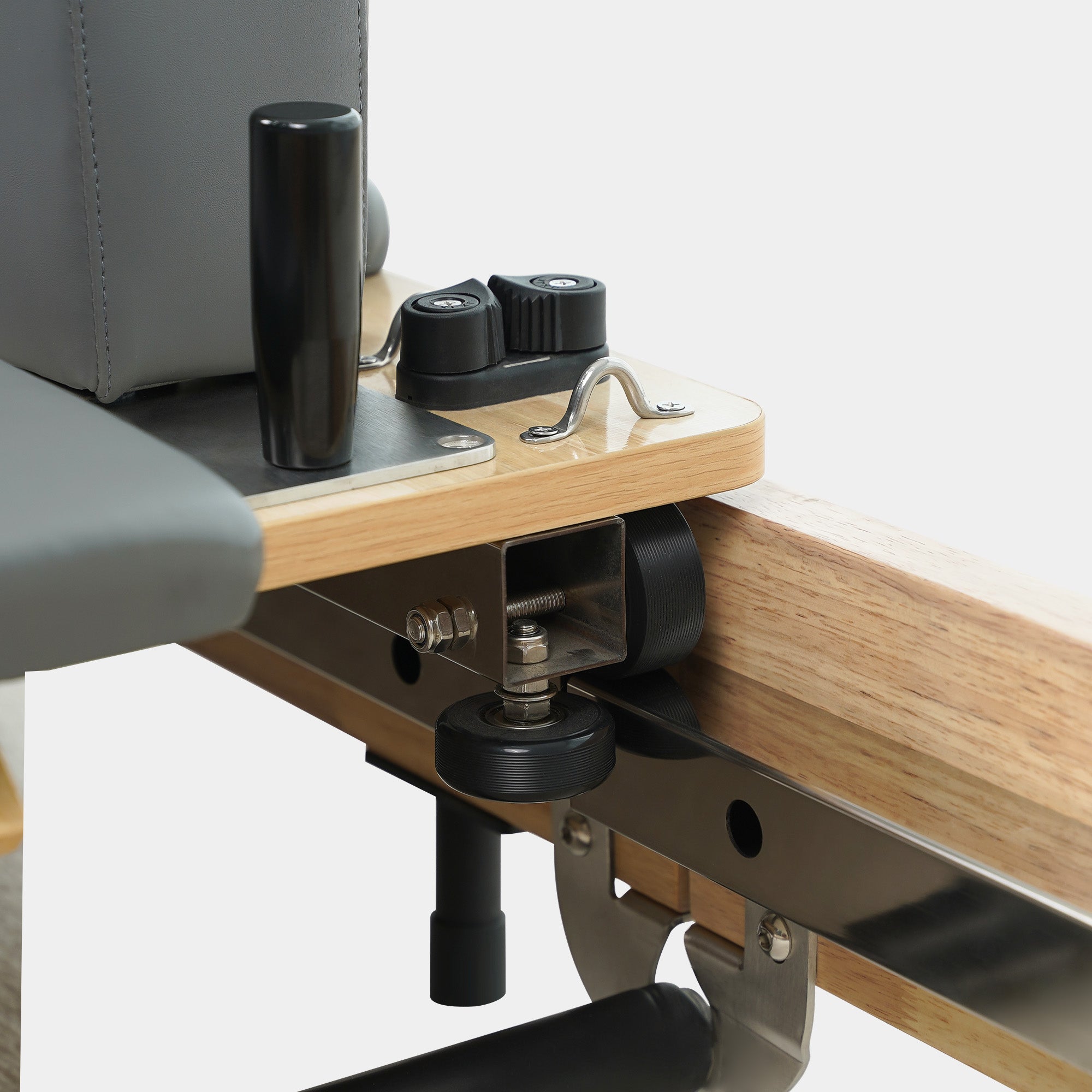 Solid Wood Foldable Pilates Reformer – Space-Saving