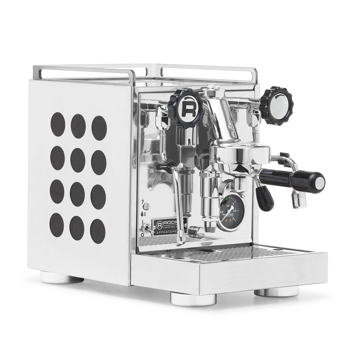 Rocket Espresso Appartamento 2.0 Chrome – Blackened Oak / No Accents
